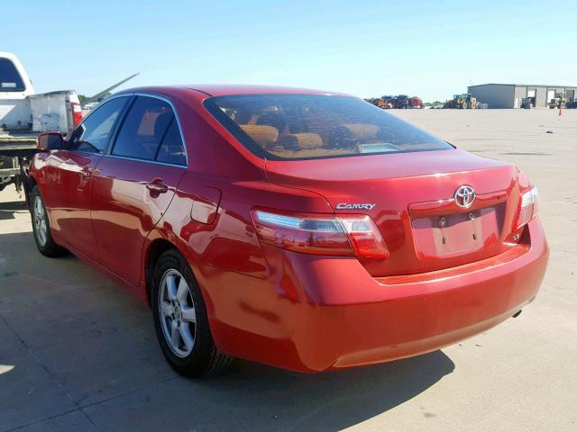 4T1BE46KX7U184470 - 2007 TOYOTA CAMRY NEW RED photo 3