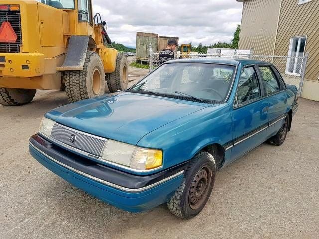 2MEBM35X7MB621307 - 1991 MERCURY TOPAZ L GREEN photo 2