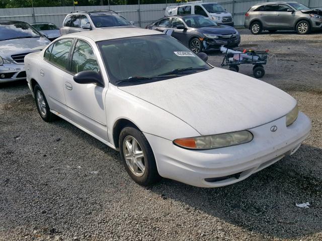 1G3NL52F24C221225 - 2004 OLDSMOBILE ALERO GL WHITE photo 1