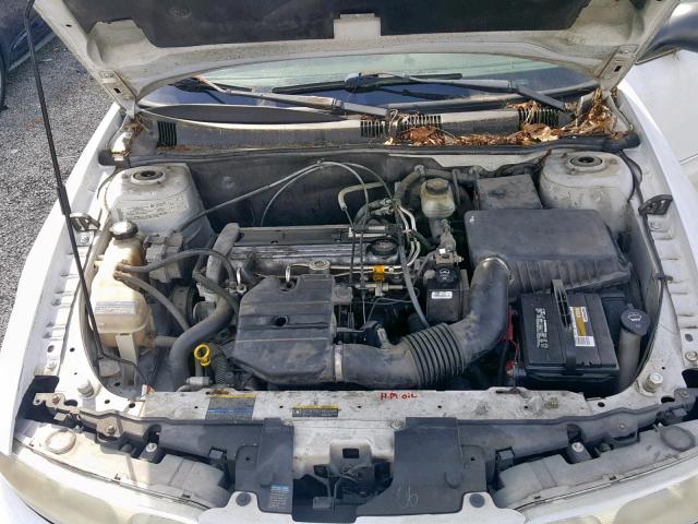 1G3NL52F24C221225 - 2004 OLDSMOBILE ALERO GL WHITE photo 7