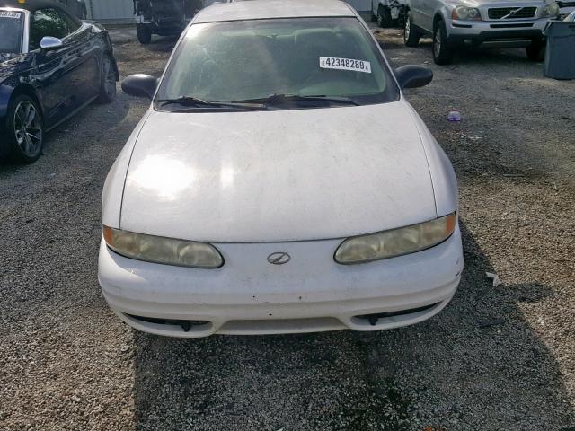 1G3NL52F24C221225 - 2004 OLDSMOBILE ALERO GL WHITE photo 9