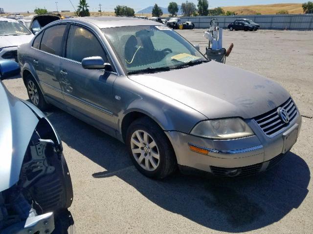 WVWPD63B23E238829 - 2003 VOLKSWAGEN PASSAT GLS GRAY photo 1