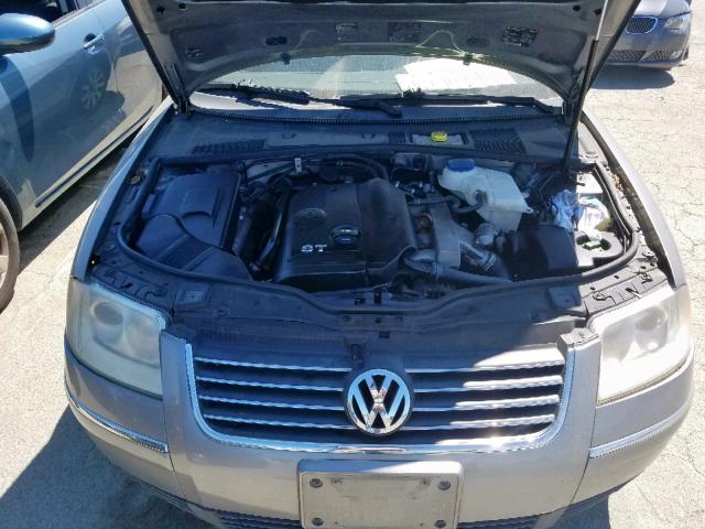 WVWPD63B23E238829 - 2003 VOLKSWAGEN PASSAT GLS GRAY photo 7