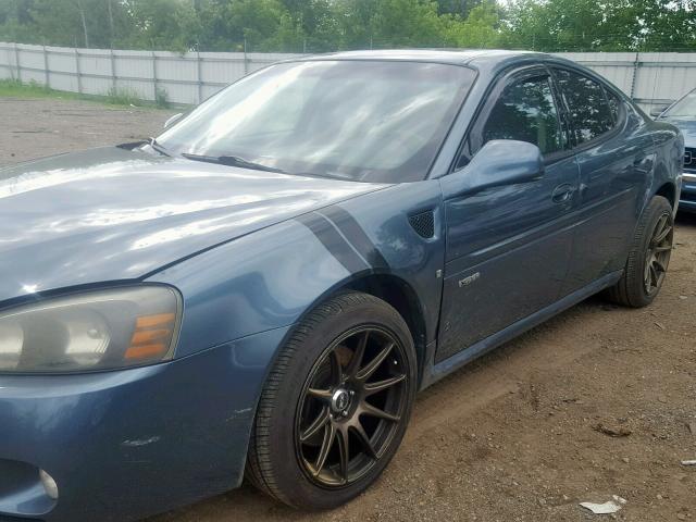 2G2WC55C771213130 - 2007 PONTIAC GRAND PRIX BLUE photo 10