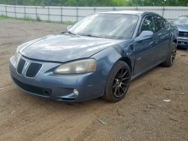 2G2WC55C771213130 - 2007 PONTIAC GRAND PRIX BLUE photo 2