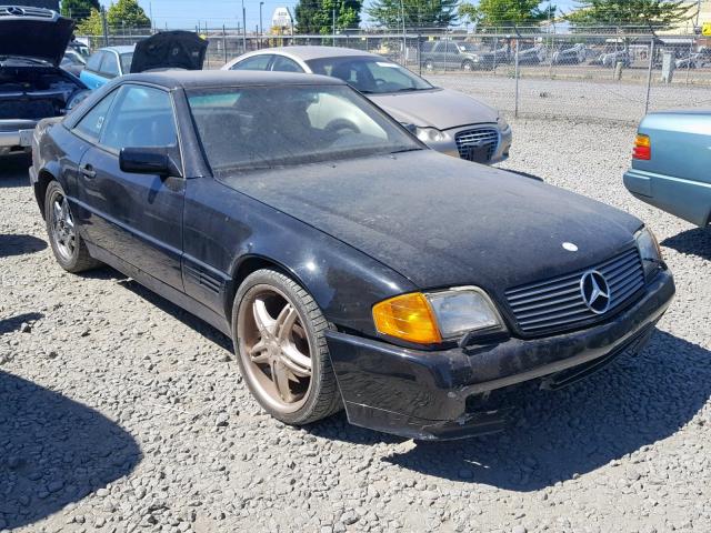 WDBFA66E8NF058471 - 1992 MERCEDES-BENZ 500 SL BLACK photo 1