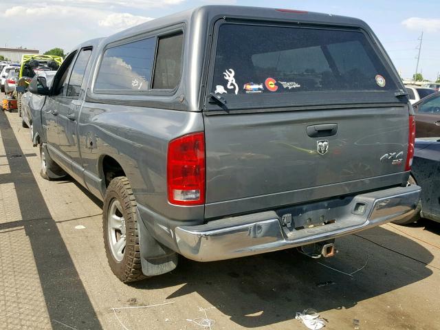 1D7HU18DX5S352718 - 2005 DODGE RAM 1500 S SILVER photo 3