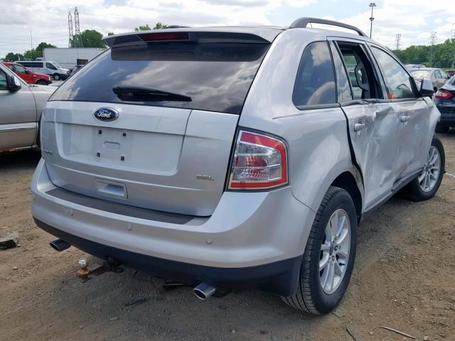 2FMDK38C29BA47758 - 2009 FORD EDGE SEL SILVER photo 4