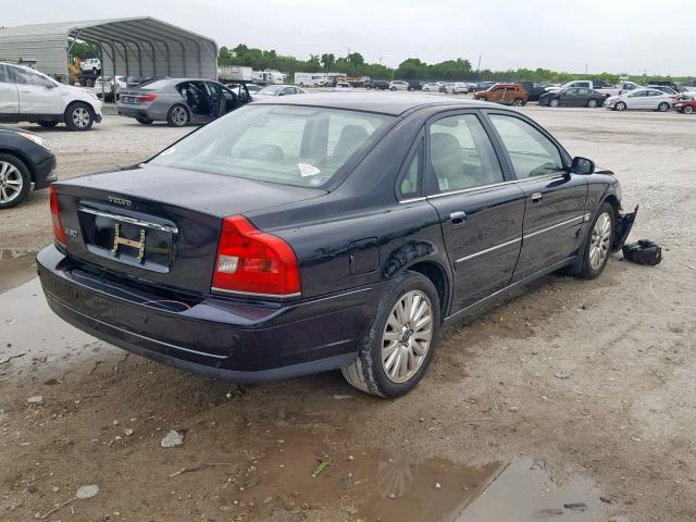 YV1TS592861443910 - 2006 VOLVO S80 2.5T BLACK photo 4