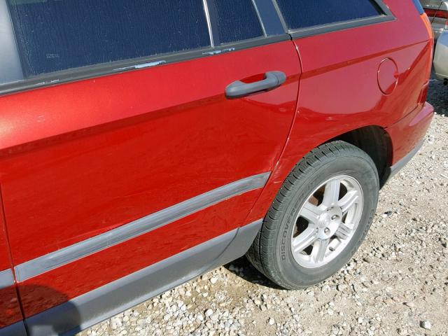 2A4GM48416R885657 - 2006 CHRYSLER PACIFICA RED photo 9