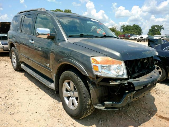 5N1AA08D08N609303 - 2008 NISSAN ARMADA SE GRAY photo 1