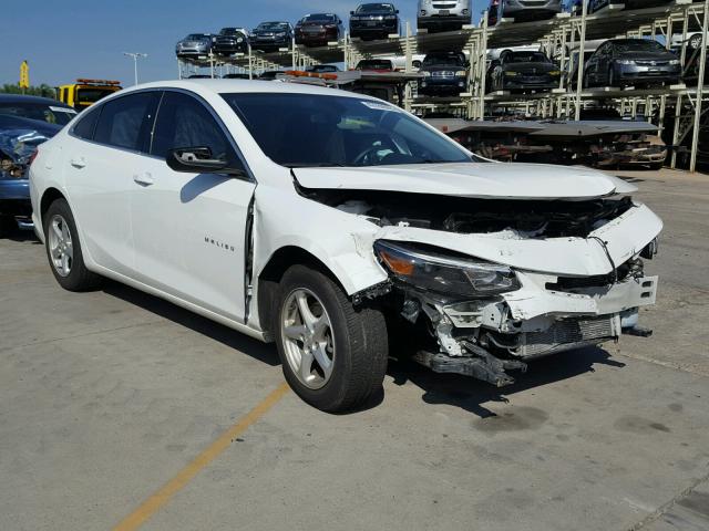 1G1ZC5ST2GF226639 - 2016 CHEVROLET MALIBU LS WHITE photo 1