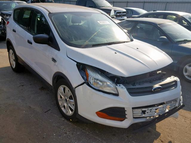 1FMCU0F77EUB04857 - 2014 FORD ESCAPE S WHITE photo 1