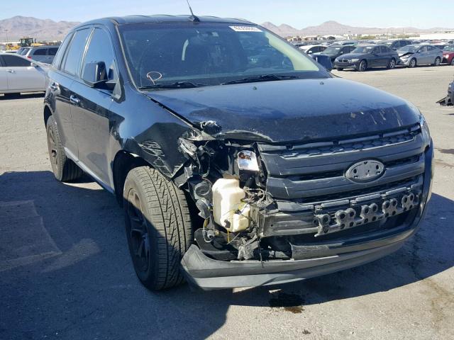 2FMDK3JC3BBA76329 - 2011 FORD EDGE SEL BLACK photo 1