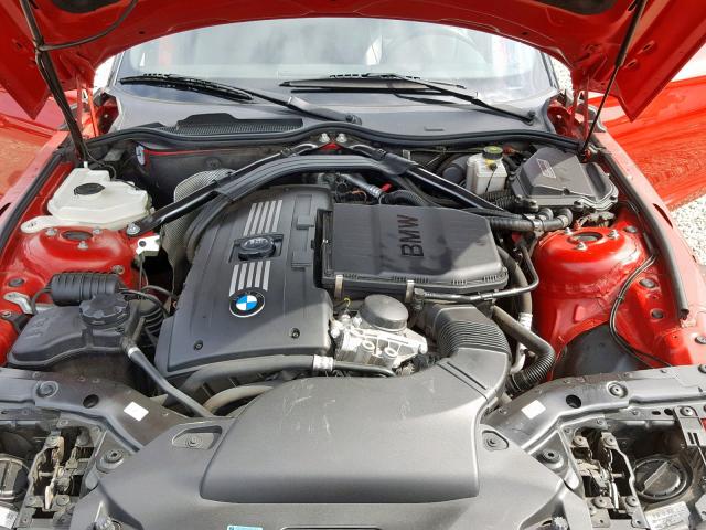 WBALM7C57BE383150 - 2011 BMW Z4 SDRIVE3 Червоний фото 7