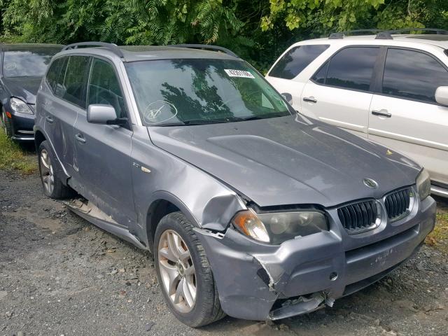 WBXPA93496WG88638 - 2006 BMW X3 3.0I SILVER photo 1