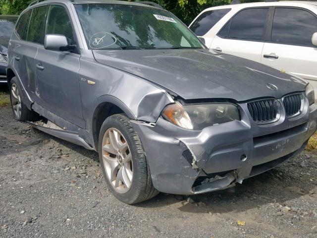 WBXPA93496WG88638 - 2006 BMW X3 3.0I SILVER photo 9