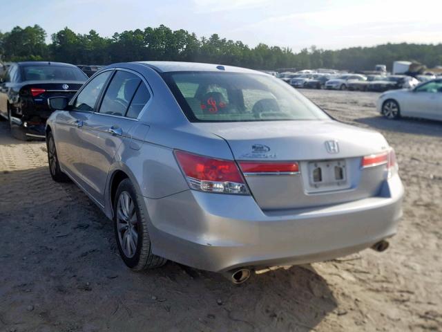 1HGCP3F83CA016684 - 2012 HONDA ACCORD EXL SILVER photo 3