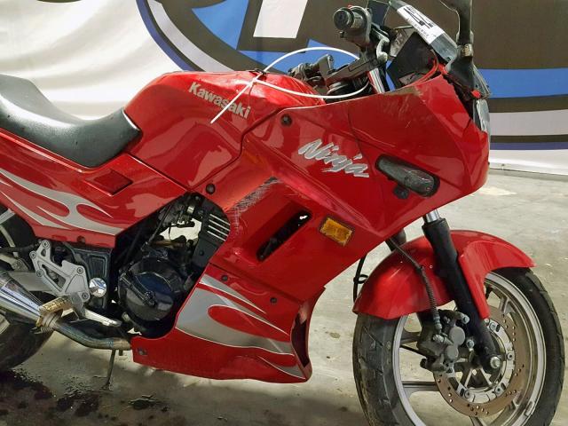 JKAEXMF107DA37462 - 2007 KAWASAKI EX250 F RED photo 9