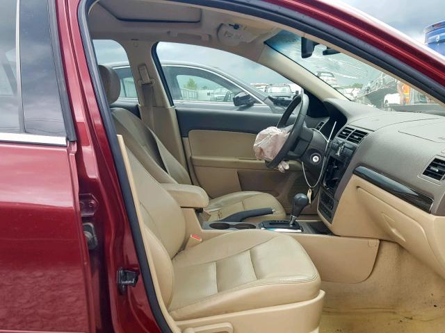 3FAHP08106R102098 - 2006 FORD FUSION SEL RED photo 5