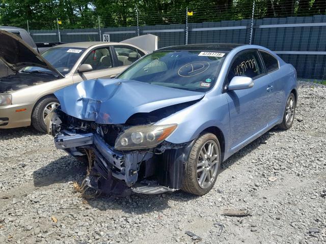 JTKDE167080255135 - 2008 TOYOTA SCION TC ლურჯი ფოტო 2
