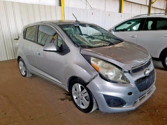 KL8CD6S9XDC567748 - 2013 CHEVROLET SPARK 1LT SILVER photo 1