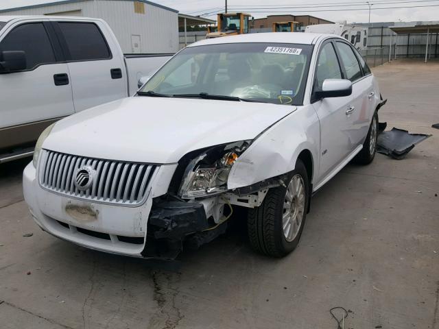 1MEHM40W78G612572 - 2008 MERCURY SABLE LUXU WHITE photo 2