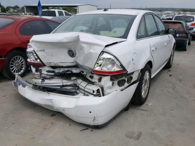 1MEHM40W78G612572 - 2008 MERCURY SABLE LUXU WHITE photo 4