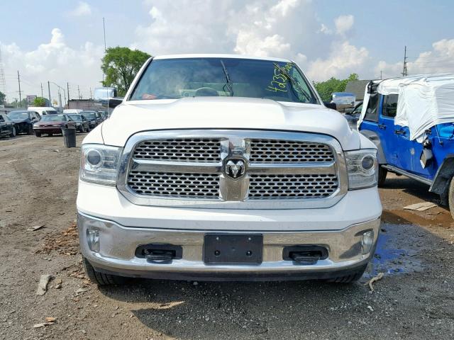 1C6RR7NT1GS150388 - 2016 RAM 1500 LARAM WHITE photo 9