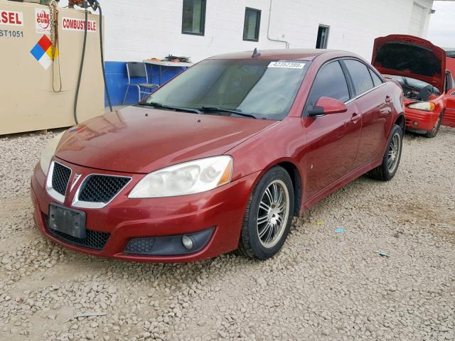 1G2ZK57K394231264 - 2009 PONTIAC G6 GT RED photo 2