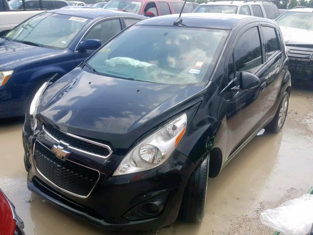 KL8CB6S95EC497759 - 2014 CHEVROLET SPARK LS BLACK photo 2