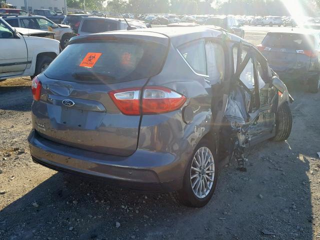 1FADP5CU8DL513564 - 2013 FORD C-MAX PREM GRAY photo 4