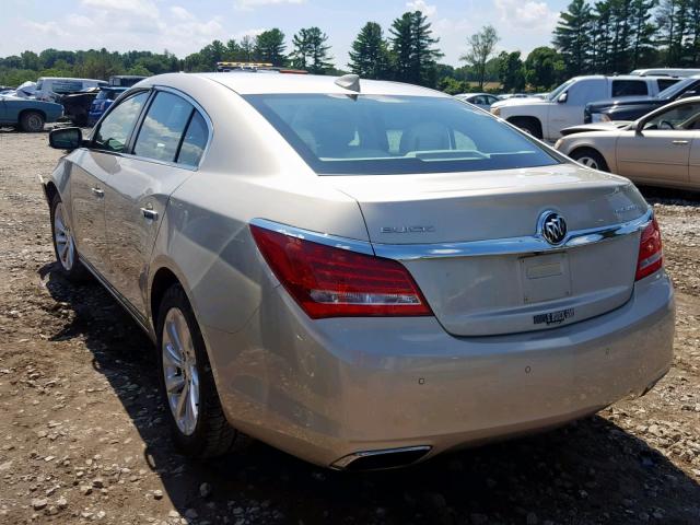 1G4GB5G35FF233993 - 2015 BUICK LACROSSE GOLD photo 3