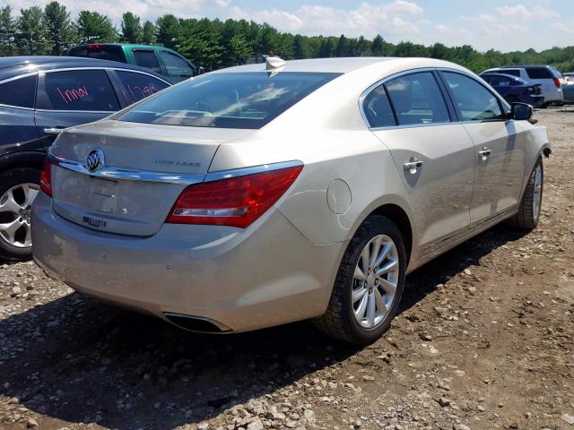 1G4GB5G35FF233993 - 2015 BUICK LACROSSE GOLD photo 4