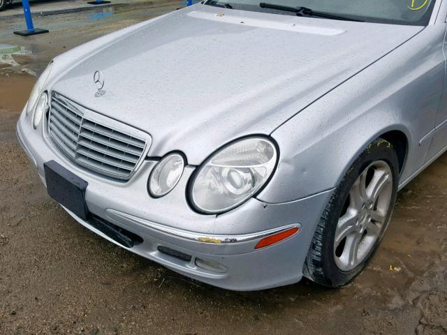 WDBUF56J56A978797 - 2006 MERCEDES-BENZ E 350 SILVER photo 9