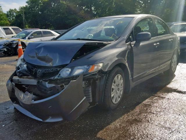 2HGFA16319H351296 - 2009 HONDA CIVIC VP GRAY photo 2