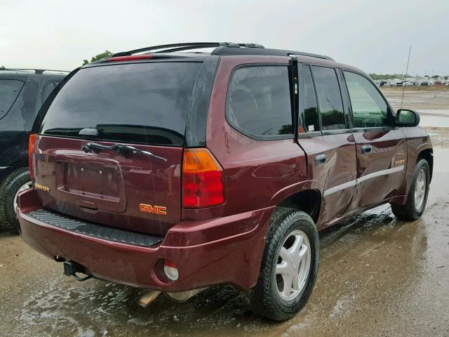 1GKDS13S662266090 - 2006 GMC ENVOY BURGUNDY photo 4