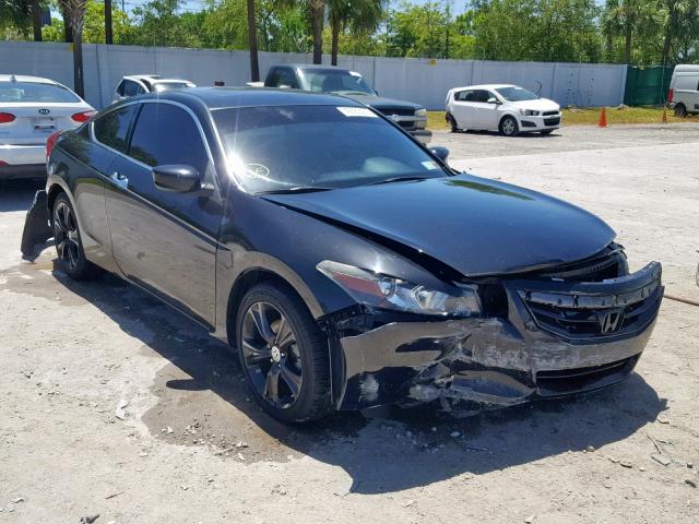 1HGCS2B86CA009369 - 2012 HONDA ACCORD EXL BLACK photo 1