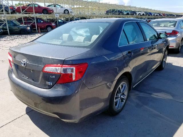 4T1BD1FK0CU023881 - 2012 TOYOTA CAMRY HYBR GRAY photo 4