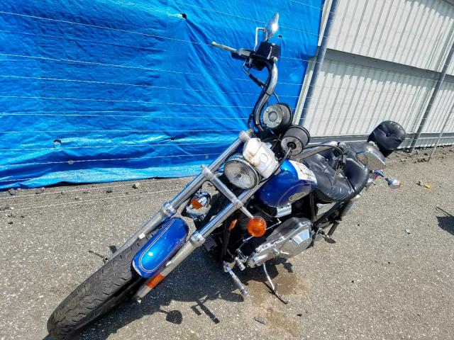 1HD1EML1XMY130424 - 1991 HARLEY-DAVIDSON FXRS CONVE BLUE photo 2