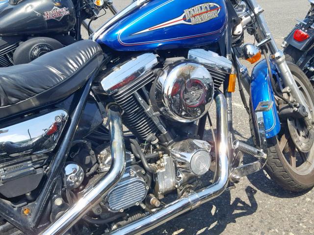 1HD1EML1XMY130424 - 1991 HARLEY-DAVIDSON FXRS CONVE BLUE photo 7