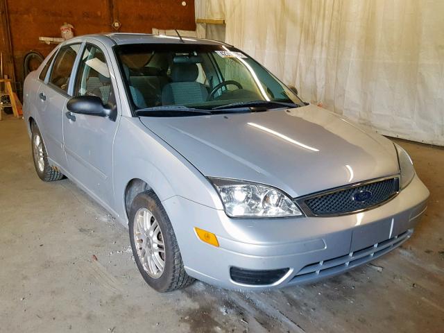 1FAFP34N07W183281 - 2007 FORD FOCUS ZX4 SILVER photo 1