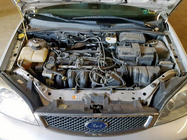 1FAFP34N07W183281 - 2007 FORD FOCUS ZX4 SILVER photo 7