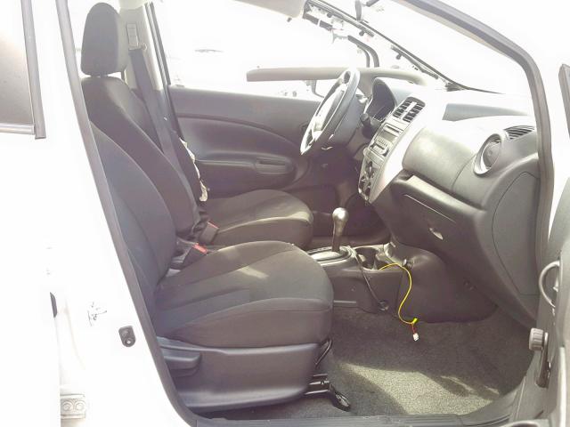 3N1CE2CP9HL367984 - 2017 NISSAN VERSA NOTE WHITE photo 5