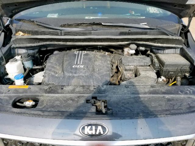 KNDMB5C10J6379142 - 2018 KIA SEDONA LX GRAY photo 7