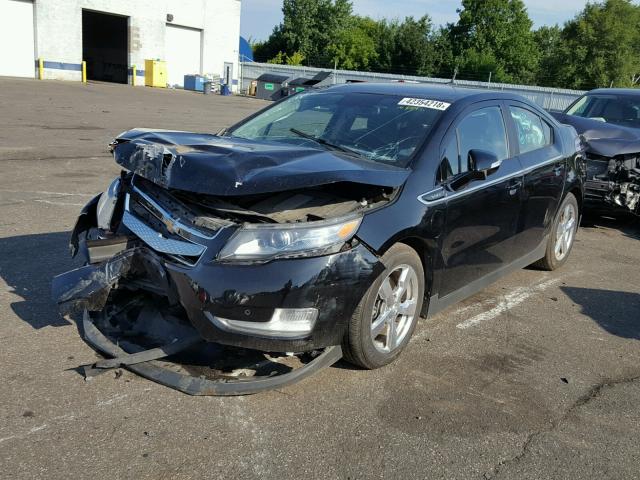 1G1RD6E41CU107459 - 2012 CHEVROLET VOLT BLACK photo 2