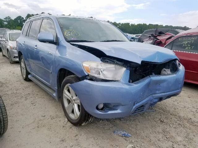 5TDYK3EH6AS011564 - 2010 TOYOTA HIGHLANDER BLUE photo 1