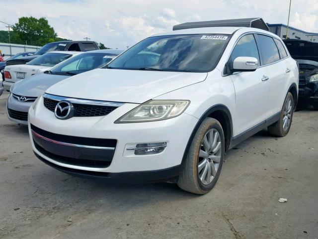 JM3TB28A780159181 - 2008 MAZDA CX-9 WHITE photo 2