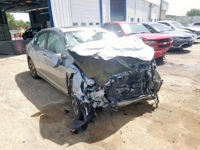 1HGCR2F90GA125414 - 2016 HONDA ACCORD EXL SILVER photo 1