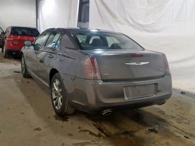 2C3CCAGG3EH352879 - 2014 CHRYSLER 300 S GRAY photo 3